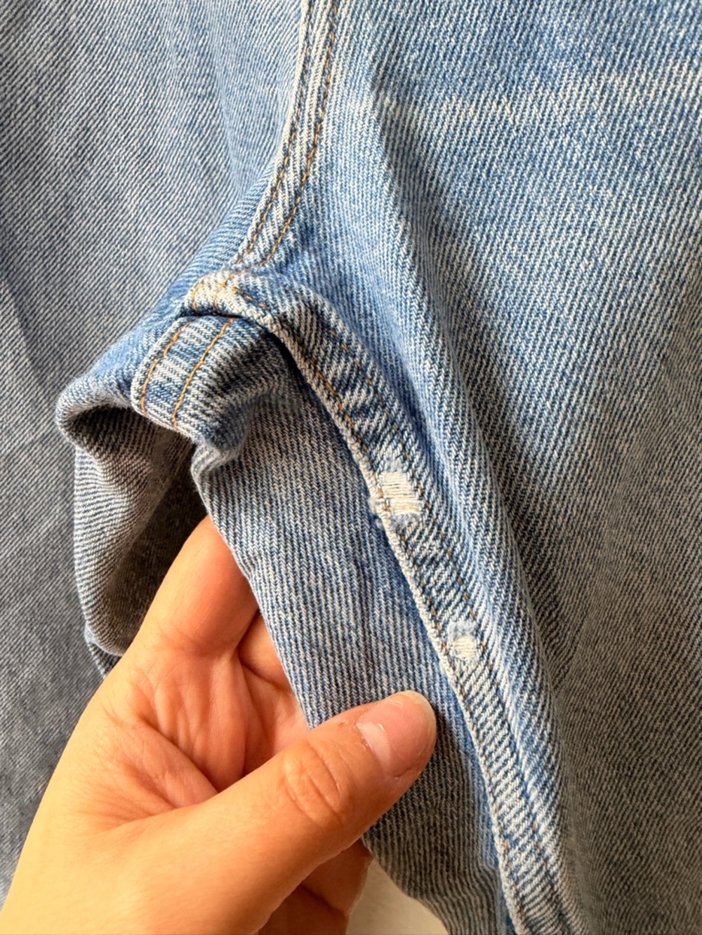 L.L. Bean Women’s 12P Vintage Inspired Light Blue Relaxed Straight Jeans Cotton‎ - Picture 4 of 11